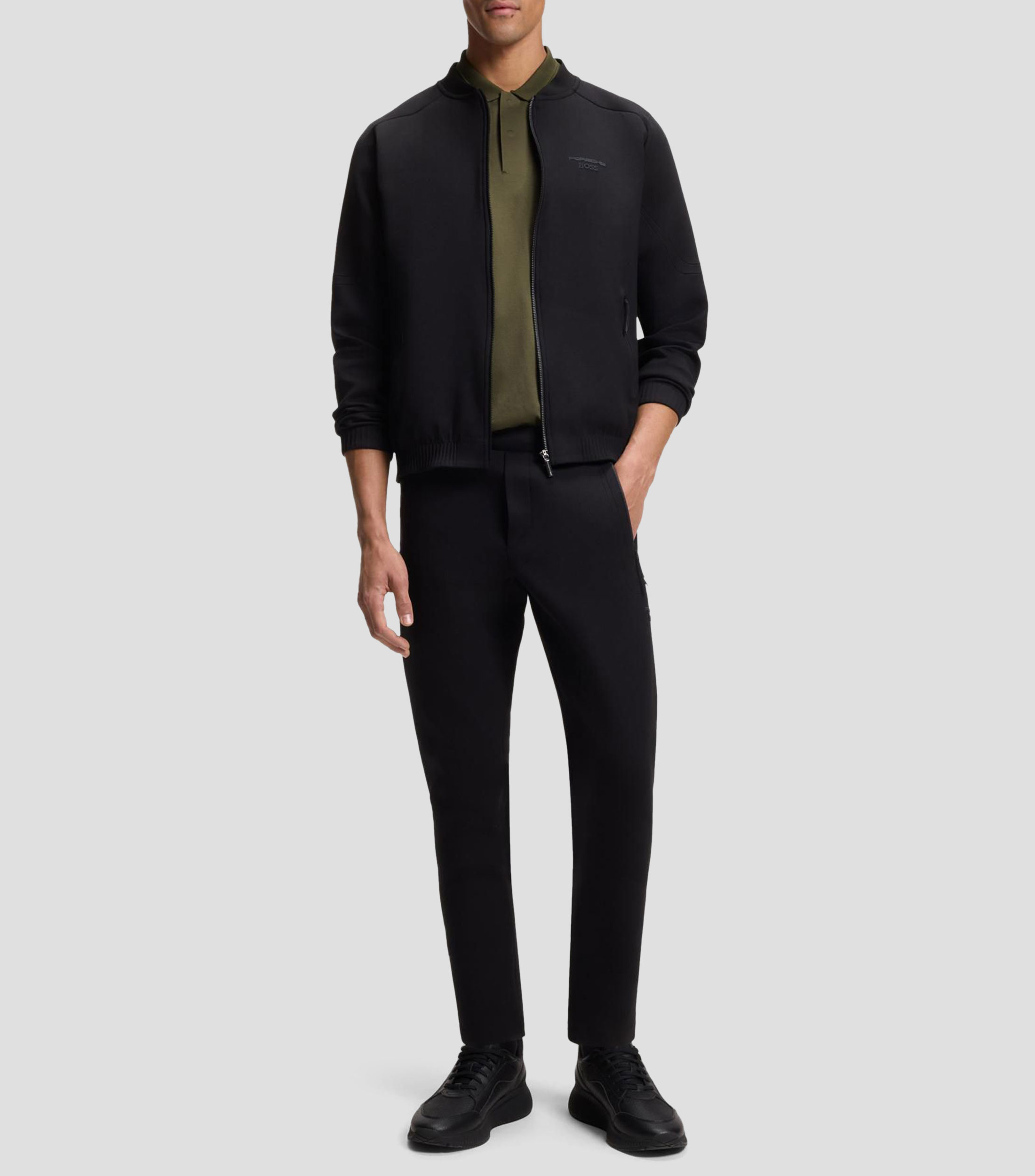 Polo Porsche x Boss en algodón mercerizado Hombre